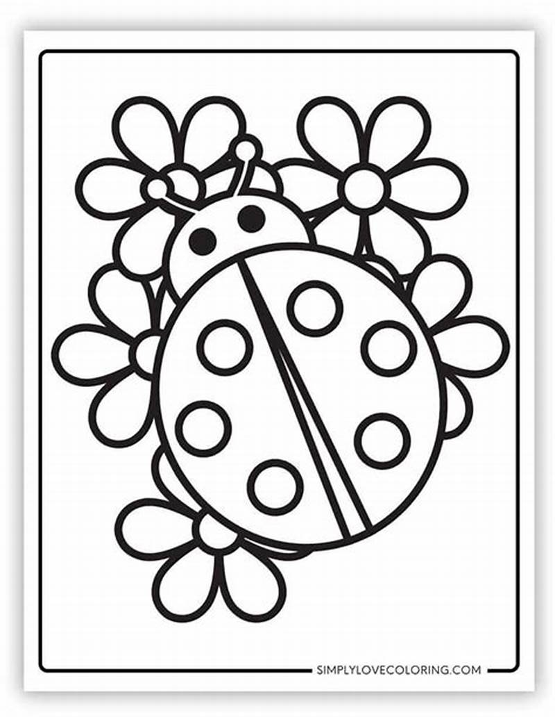 Easy Coloring Pages Spring