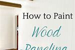 Easy Way to Paint Paneling