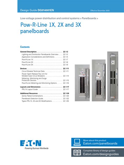 Eaton Panel Board Catalogue