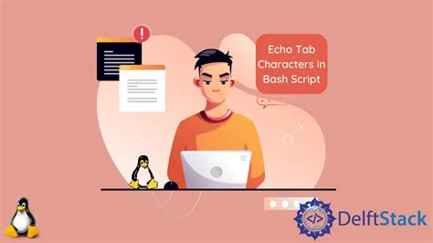 Echo tab characters in bash script