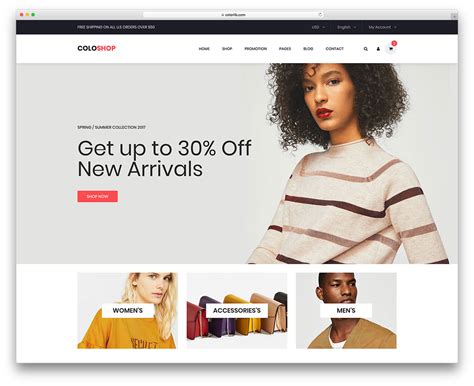 Ecommerce Website Templates Free