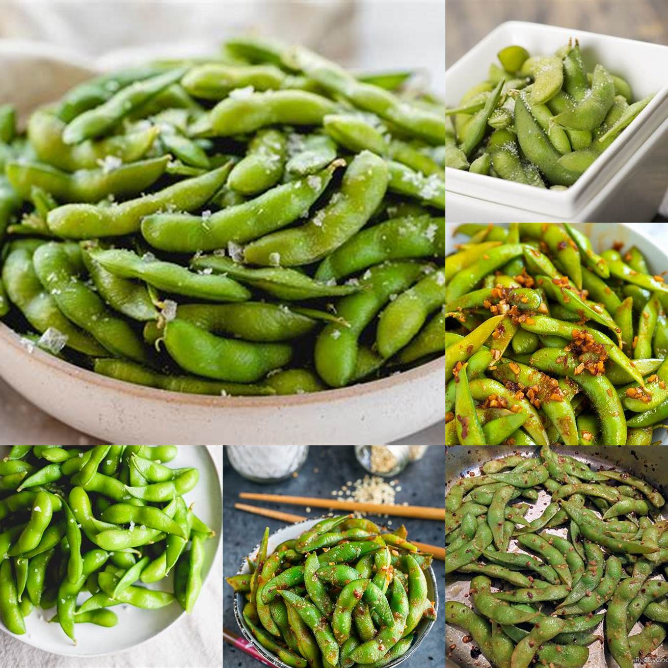 Edamame should be cooked and unsalted