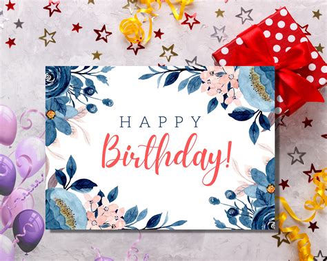 Editable Happy Birthday Template