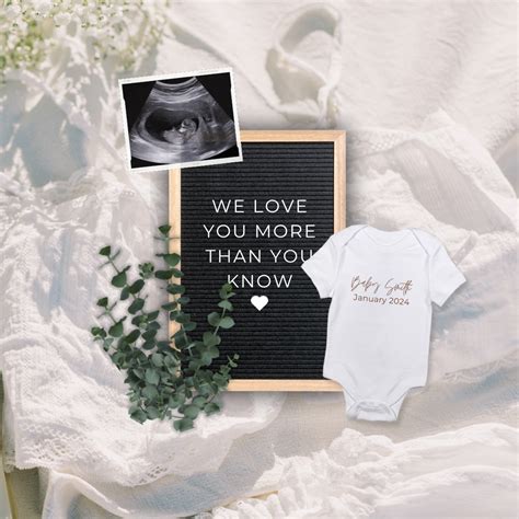 Editable Pregnancy Announcement Template