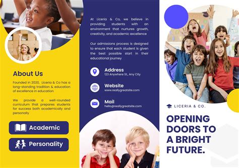 Education Brochure Templates