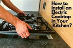 Electric Cooktop Installation