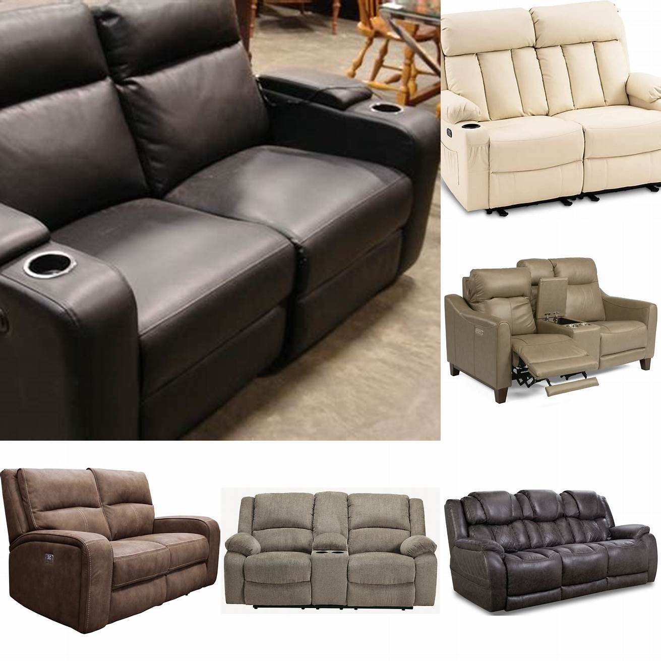 Electrically operated double recliner sofa