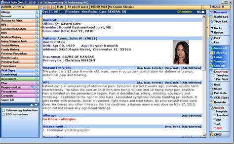 Electronic Medical Record Templates
