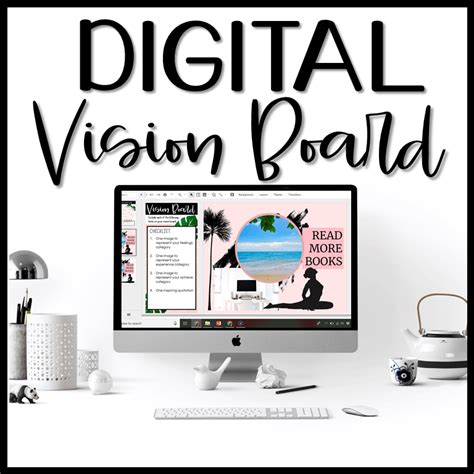 Electronic Vision Board Template