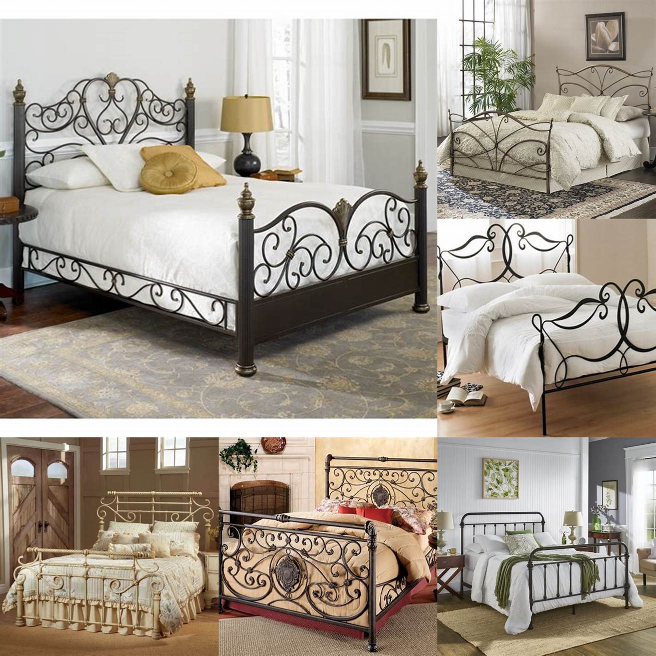 Elegance - Iron beds add a touch of elegance and sophistication to any room