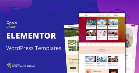 Elementor Templates Free Download