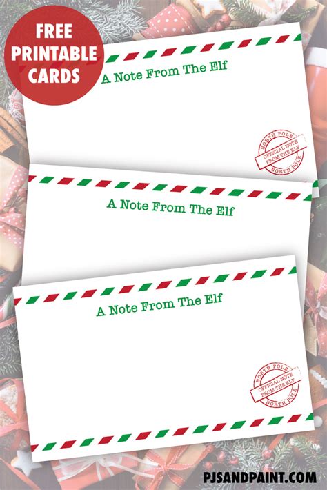 Elf Notes Template