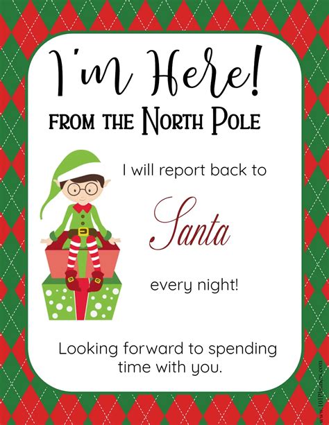 Elf On Shelf Template
