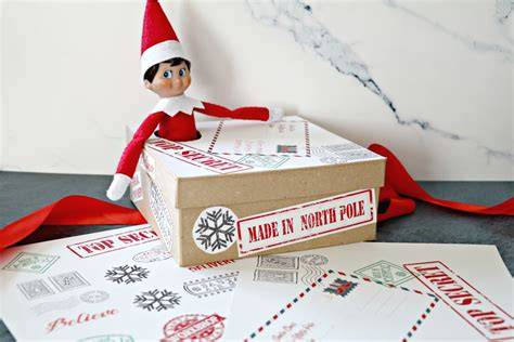Elf On The Shelf Arrival Box Printable