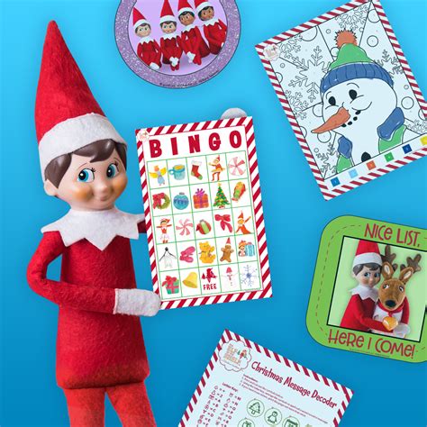 Elf On The Shelf Printable Activities