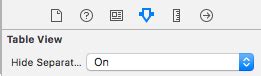 Eliminate extra separators below UITableView