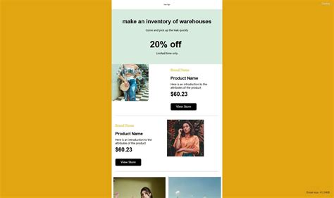 Email Blast Template