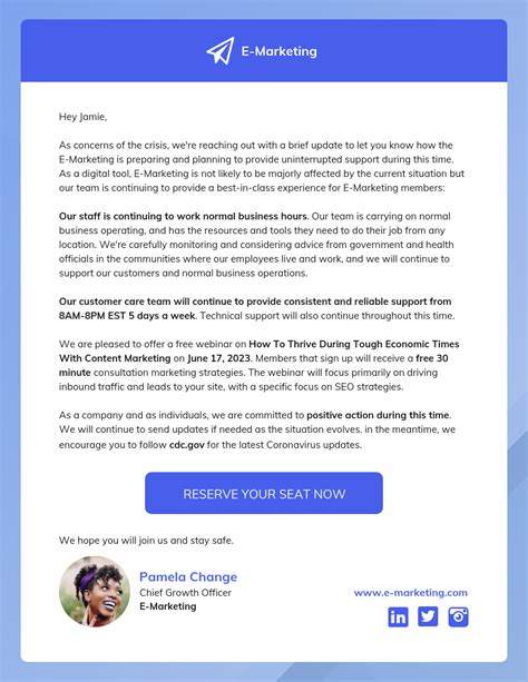 Email Marketing Template Examples