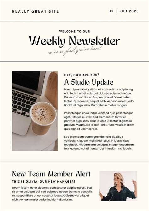 Email Newsletter Design Templates
