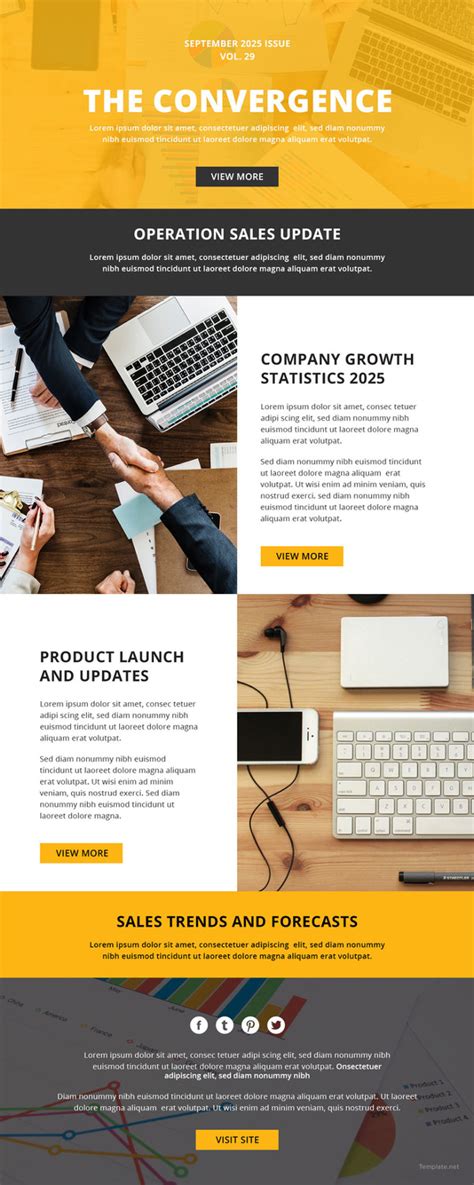 Email Newsletter Template Free