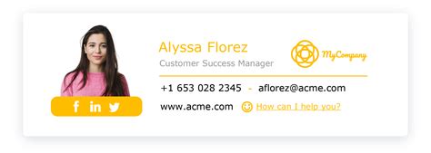 Email Signature