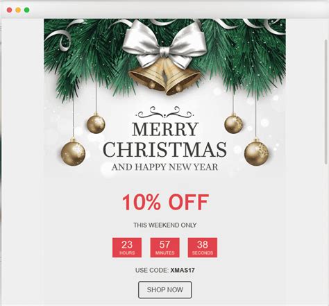 Email Template For Christmas