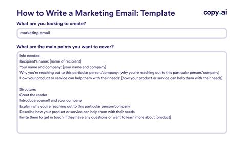 Email Template For Marketing