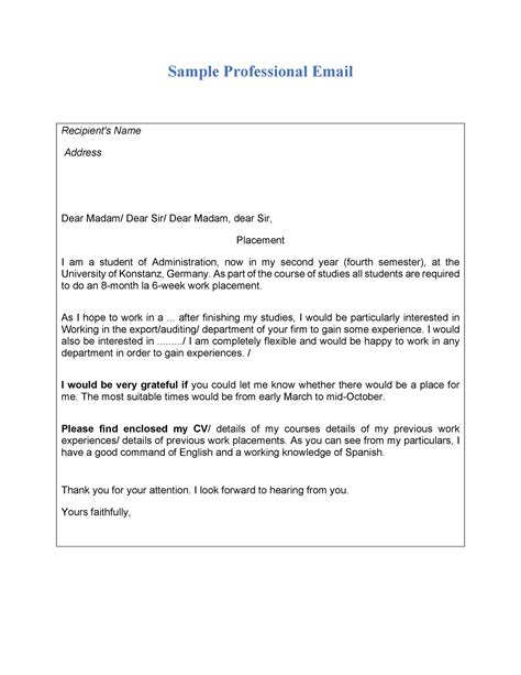 Email Template Samples