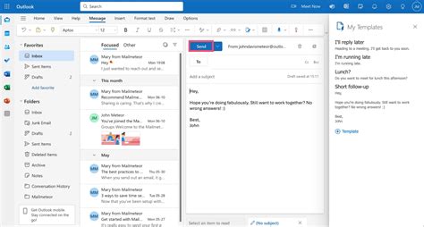 Email Templates In Outlook