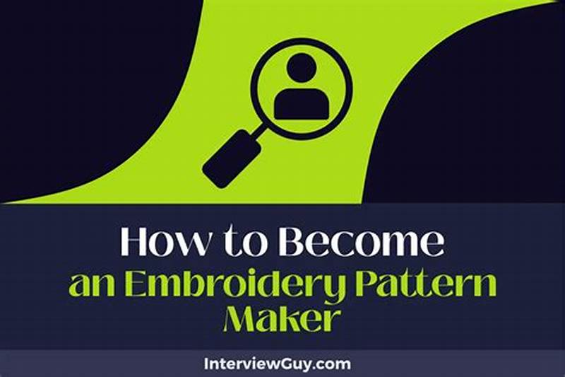 Embroidery Pattern Maker