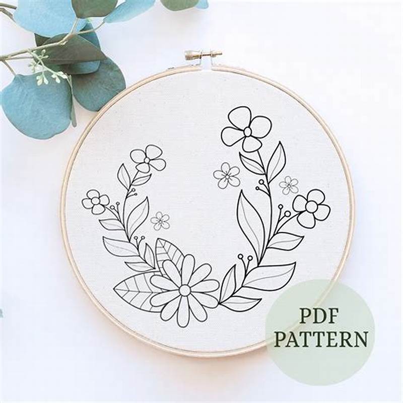 Embroidery Print Pattern
