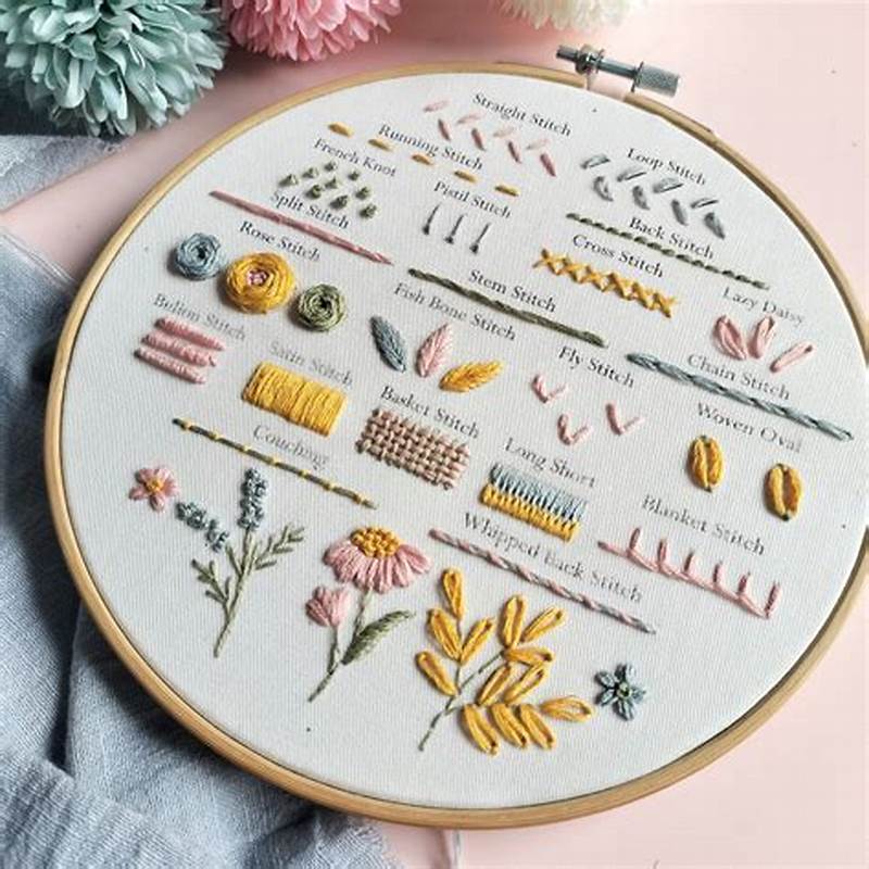 Embroidery Sampler Pattern