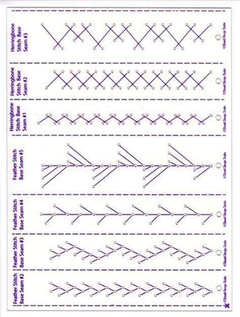 Embroidery Stitch Templates