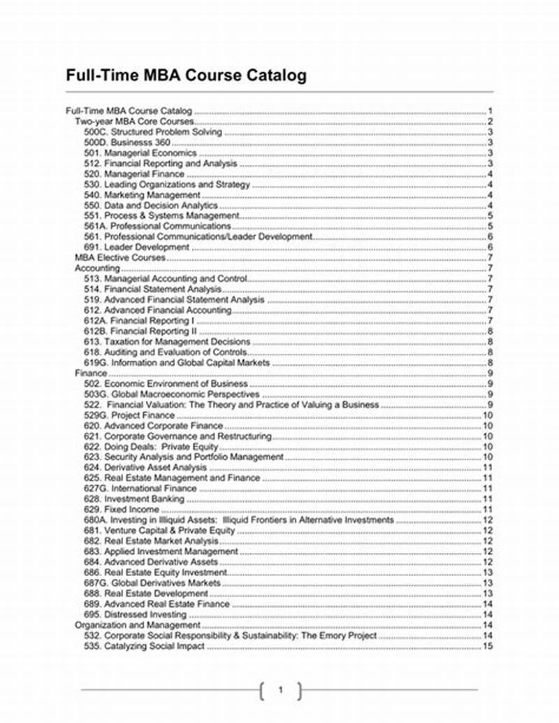 Emory Course Catalog Spring 2018