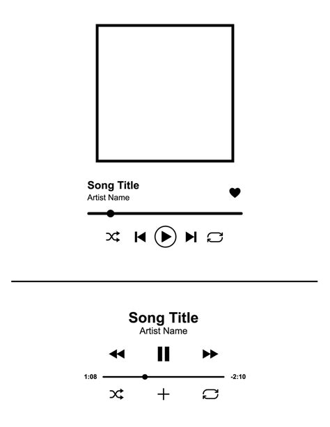 Empty Spotify Song Template