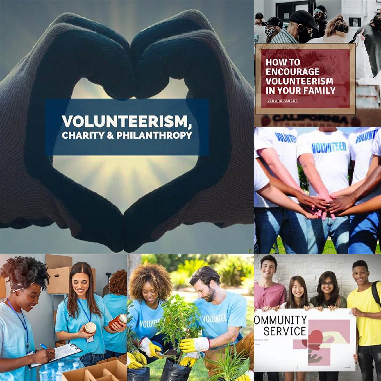 Encourages volunteerism and philanthropy