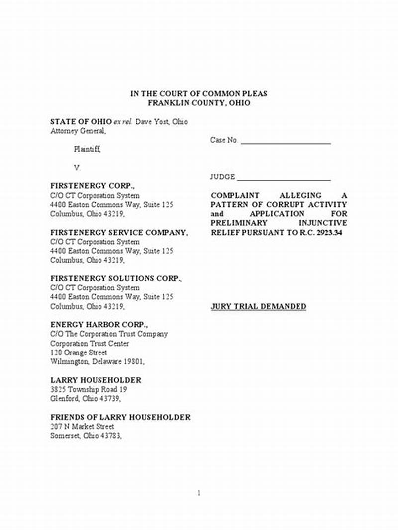 Engaging In Pattern Of Corrupt Activity