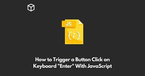 Enter triggers button click