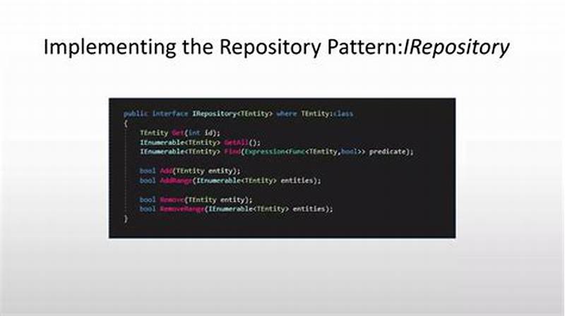 Entity Framework With Repository Pattern C#