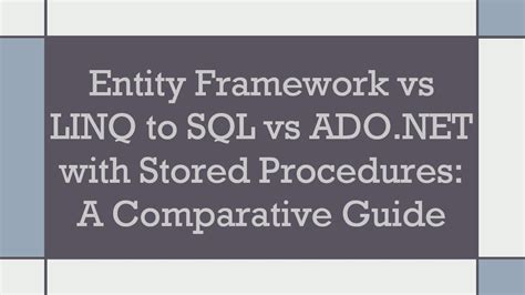 Entity Framework vs LINQ to SQL closed