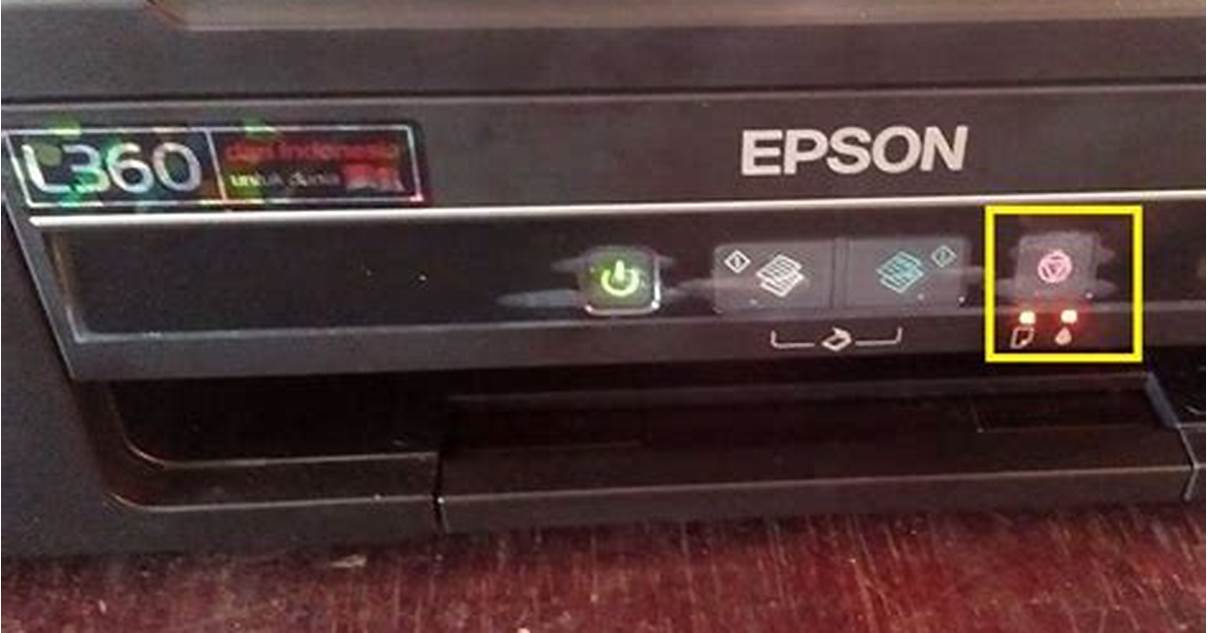 Epson L360 Tinta