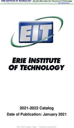Erie Institute Of Technology Course Catalog