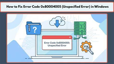Common Causes Behind the 0x80004005 Error
