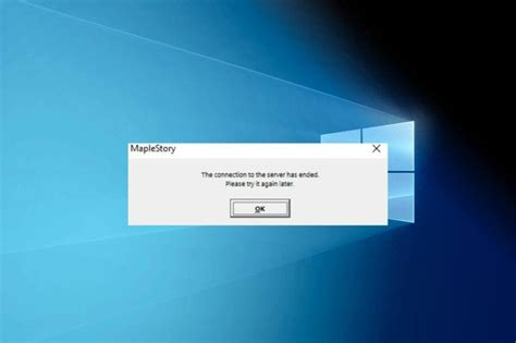 7 Ways to Fix MapleStory Error 10001