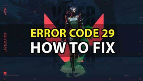 How to Fix Error Code 29: A Step-by-Step Guide