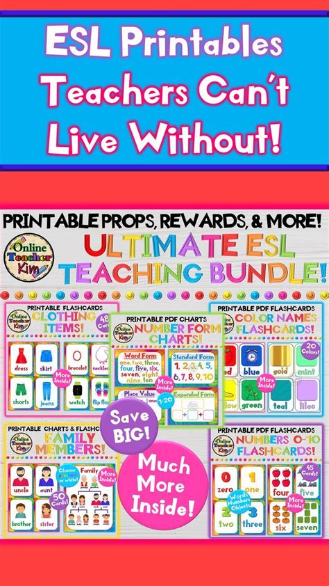 Esol Printables