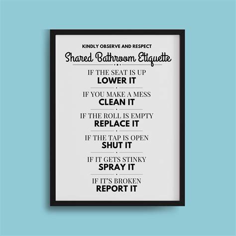 Etiquette Rules For Men And Ladies Printable