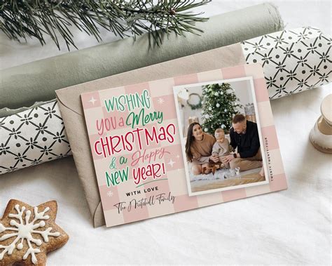 Etsy Christmas Card Template