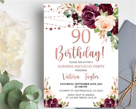 Etsy Invitation Templates