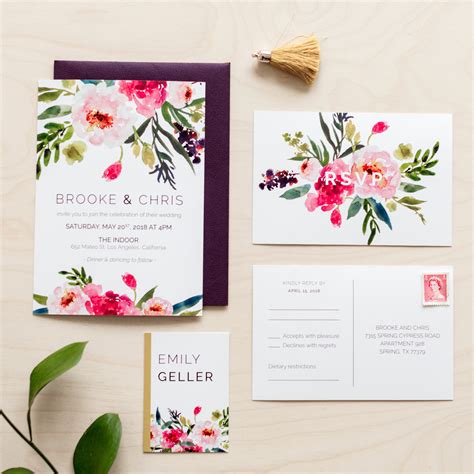 Etsy Printable Wedding Invitations